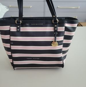 🛍 Tommy Hilfiger Stripped Tote Bag 🛍